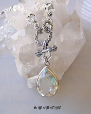 Smokey Topaz & Sterling Silver Necklace with Large solataire smokey topaz pendant | Schaef Designs | Gemstone Necklace