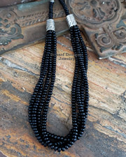 Schaef Designs Black Bear Tassel Pendant | Arizona 