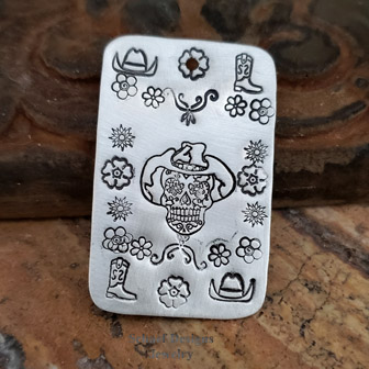 Schaef Designs Day of the Dead Dog Tags | Arizona 