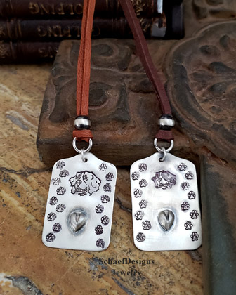 Schaef Designs bernese mountain dog tag necklace | Arizona 