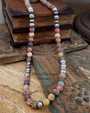 Schaef Designs matte cherry creek jasper Southwestern Basics Necklace Set | Arizona