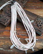 Schaef Designs Pastel Conch & MOP Tab Multi Strand Necklace | Arizona