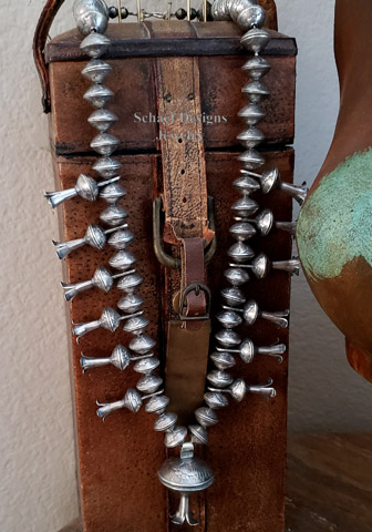 Old Coin Jewelry Mercury Dime Squash Blossom Necklace | Schaef Designs | Arizona 