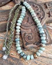 Schaef Designs Morrisonite & Olive Braid Necklace | Arizona 