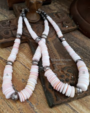 Schaef Designs Southwestern Pink Conch Large Graduated Necklaces | Arizona