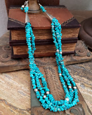 Schaef Designs southwestern turquoise layering necklace | New Mexico 