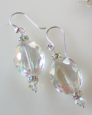Onion Cut Beer Quartz Briolettes stacked with sterling silver | online upscale artisan handcrafted jewelry boutique | Schaef Designs Jewelry 
 San Diego, CA 
