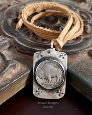 Schaef Designs Buffalo Nickel Necklace Buffalo Side | Arizona