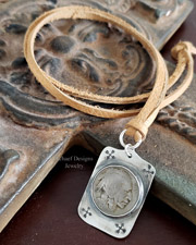 Schaef Designs dumortierite & stamped sterling silver cuff bracelet | Arizona