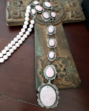 Schaef Designs dumortierite & stamped sterling silver cuff bracelet | Arizona