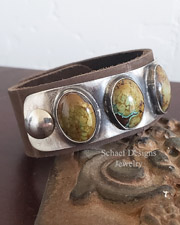 Schaef Designs turquoise multi strand tab necklace | Arizona 