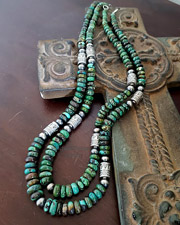 Schaef Designs Morrisonite & Stamped Sterling Silver Southwestern  | Arizona