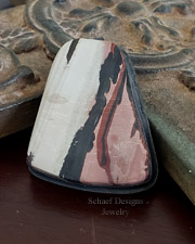 Schaef Designs 3 Strand Green Turquoise & Sterling Silver Necklace | Arizona