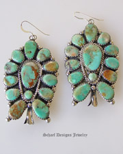 Julianna Williams turquoise earrings | Schaef Designs |  San Diego CA 