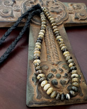 Schaef Designs dumortierite & stamped sterling silver cuff bracelet | Arizona