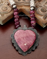 Vintage Albert Cleveland Purple Spiny Oyster Shell & Sterling Silver Lizard Pin | Schaef Designs | Arizona