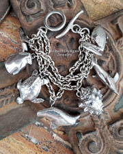 Susan Cummings African animal charm bracelet | Arizona