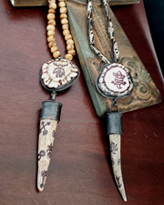 Schaef Designs deer antler crown tine pendants | Arizona