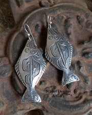 Schaef Designs Fluted Sterling Silver Navajo Pearl Necklace Set | Arizona