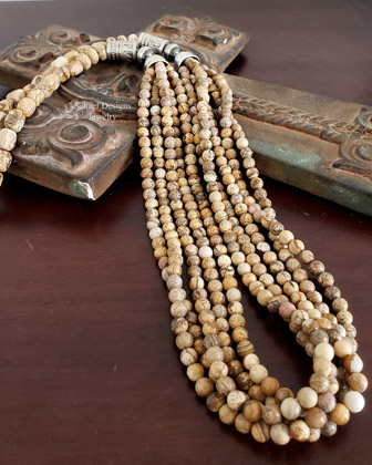 Schaef Designs Ignite Turquoise Heishi Jacla Necklace | Arizona 