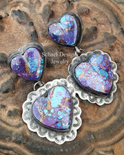   Schaef Designs turquoise & spiny oyster shell Charm Bracelet | Arizona