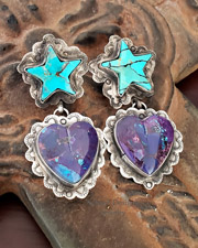 Schaef Designs Purple Spiny & Sterling Silver Bead earrings | Arizona