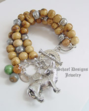 Susan Cumming Endangered Species Sterling Silver Endangered species charm bracelet | Schaef Designs | New Mexico