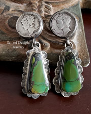 Schaef Designs Morrisonite & Stamped Sterling Silver Southwestern  | Arizona