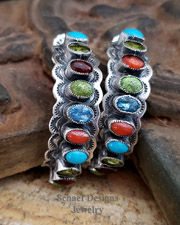 アクセサリー Leo Feeney Turquoise Cuff Bracelet used Leo Feeney Jewelry - Etsy